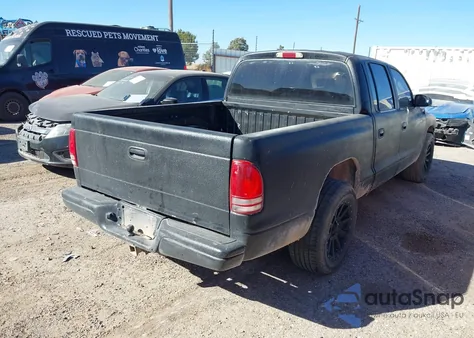 2000 Dodge Dakota Slt/Sport from USA, damaged, VIN 1B7GL2AX7YS775201